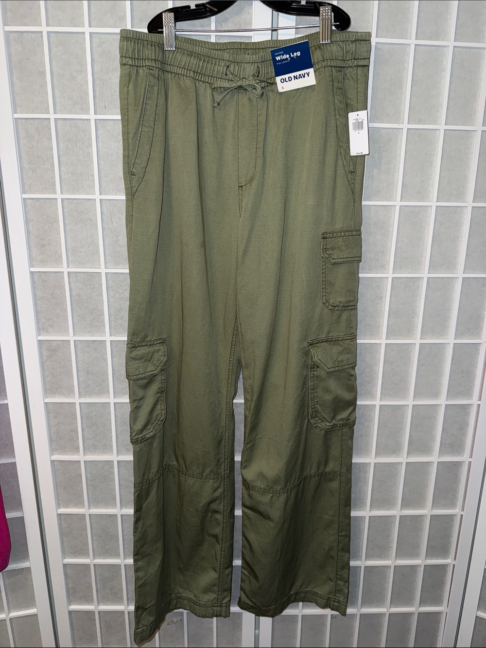Old Navy Women’s Olive Mid Rise Wide Leg Pant Size S NWT